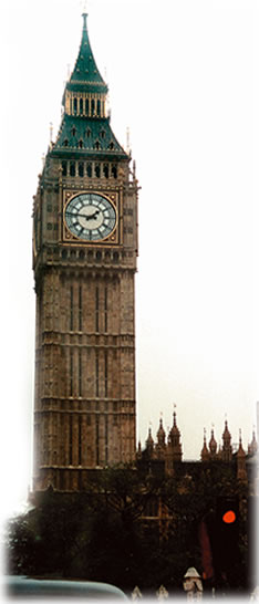 Tour members may visit a variety of places as represented by this English clock tower